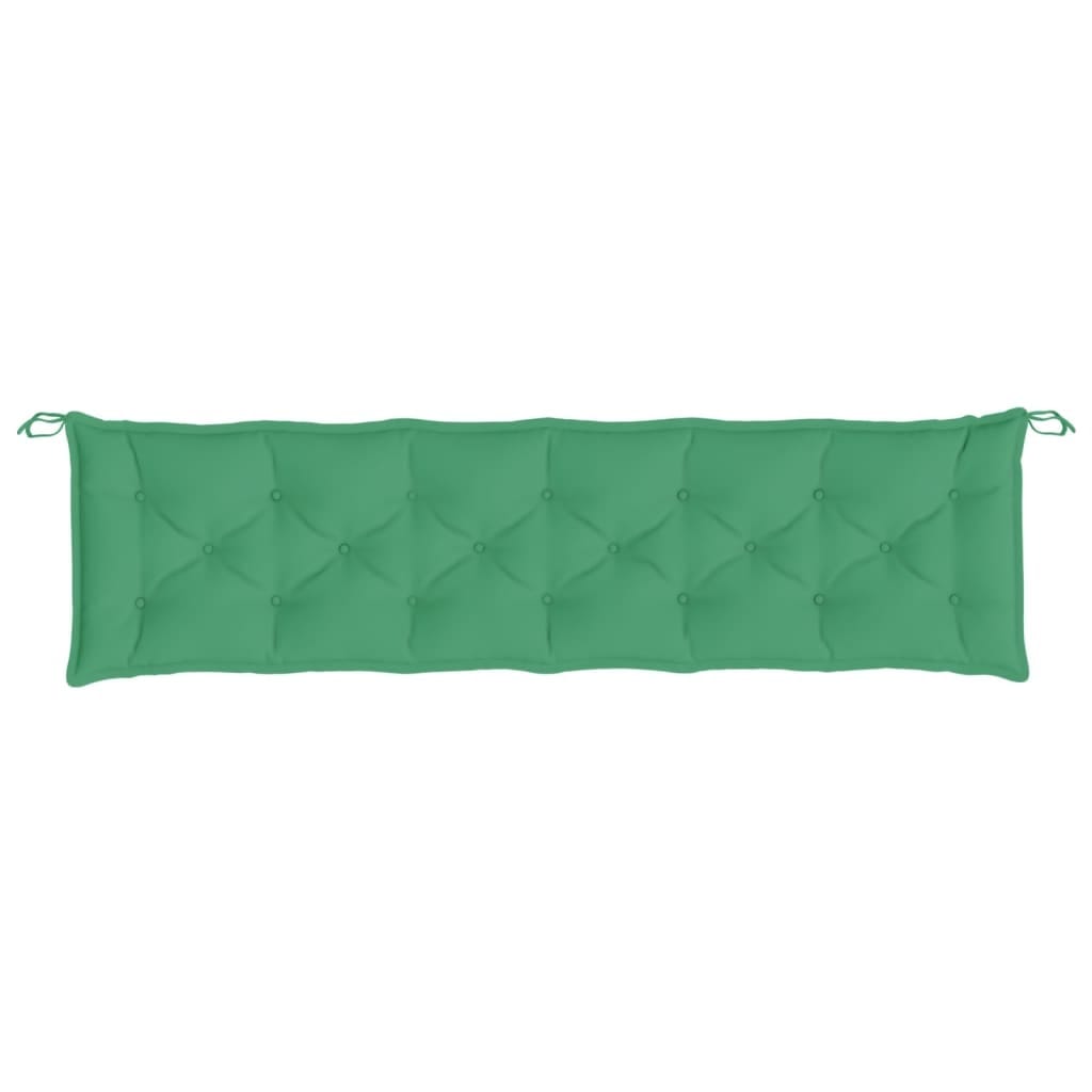 Garden Bench Cushion Green 78.7"x19.7"x2.8" Oxford Fabric