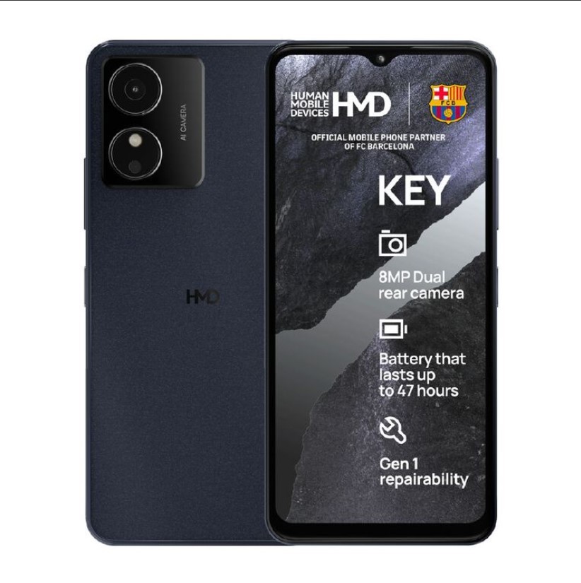HMD Key Locked with Spark & Skinny Sim - Midnight Black