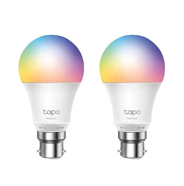 TP-Link Tapo L530B Smart Wi-Fi Multi Colour Bulb B22 2 Pack