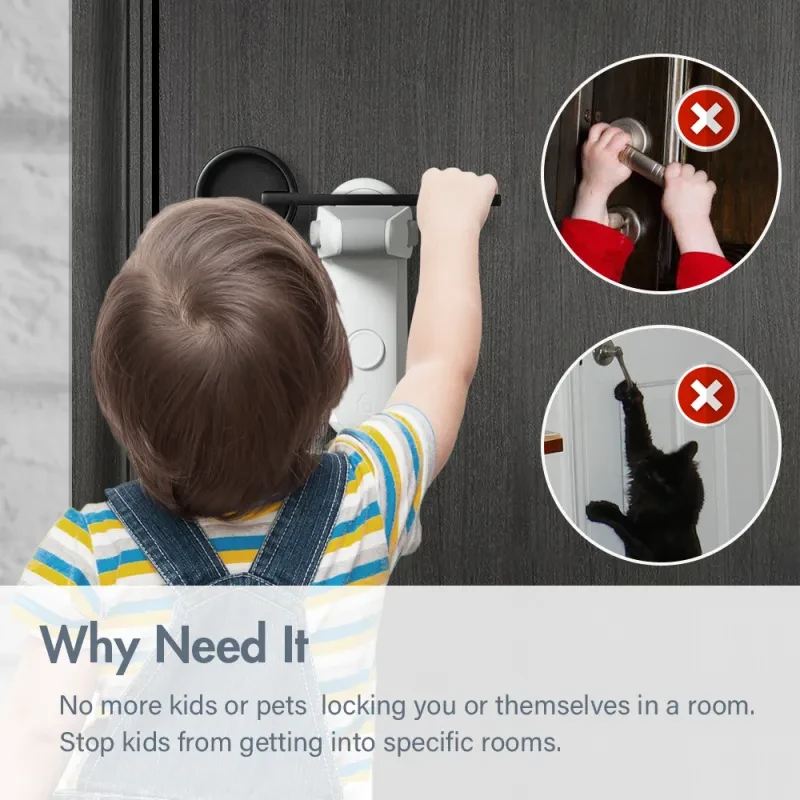 Childproof Door Lever Lock