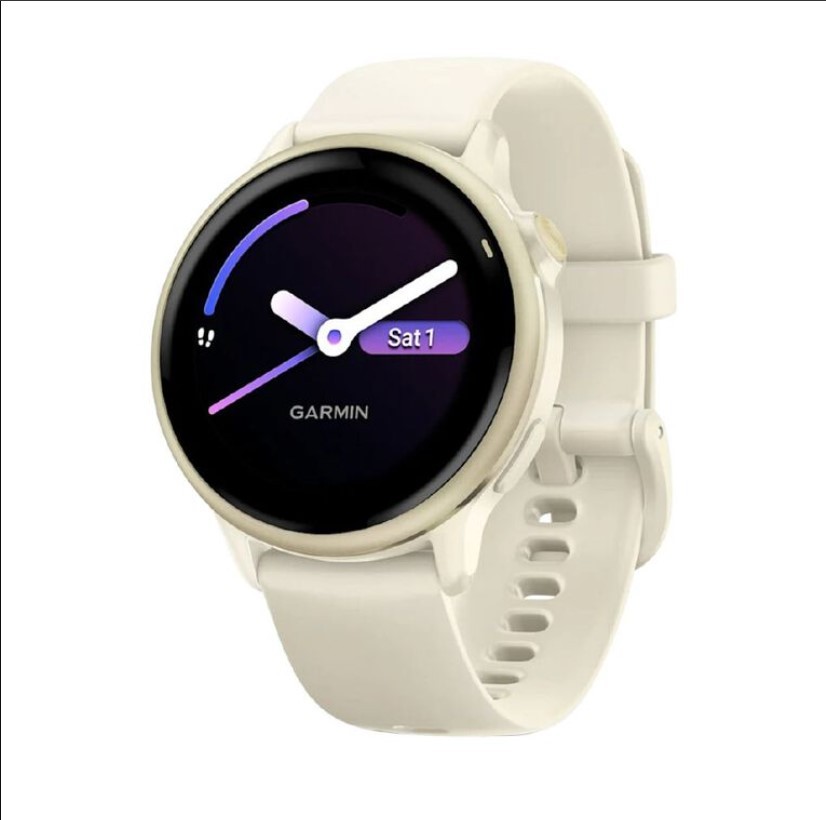 Garmin Vivoactive 6 - Bone/Lunar Gold