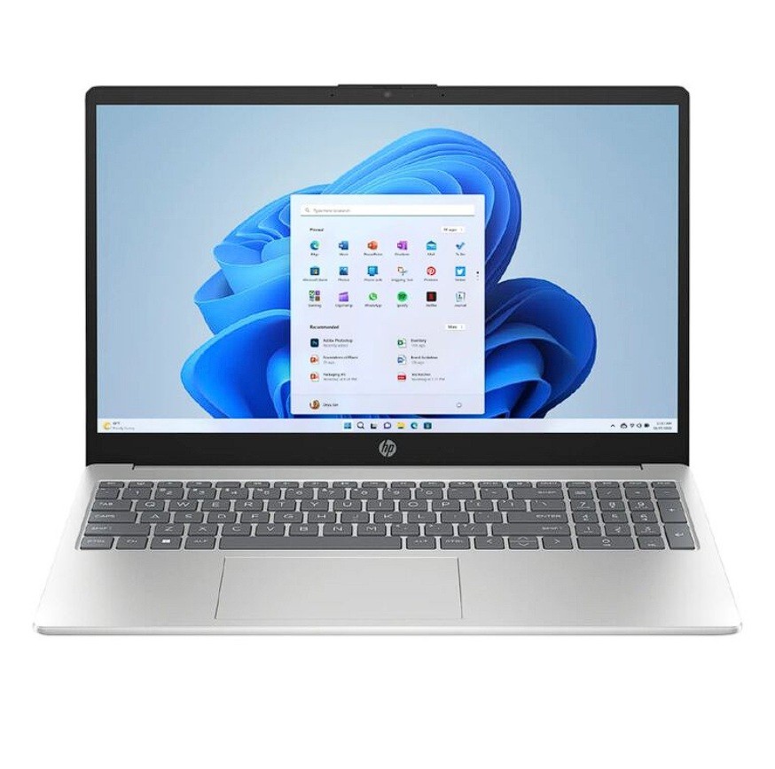 HP 15.6 Inch FHD AMD Athlon Silver-7120U 4GB RAM 128GB SSD Windows 11 Notebook