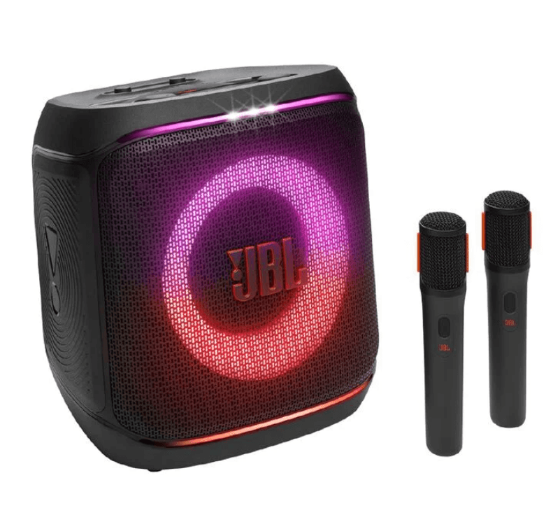 JBL PartyBox Encore 2 Portable Party Speaker with 2 Mics – Big Sound, Double the Fun
