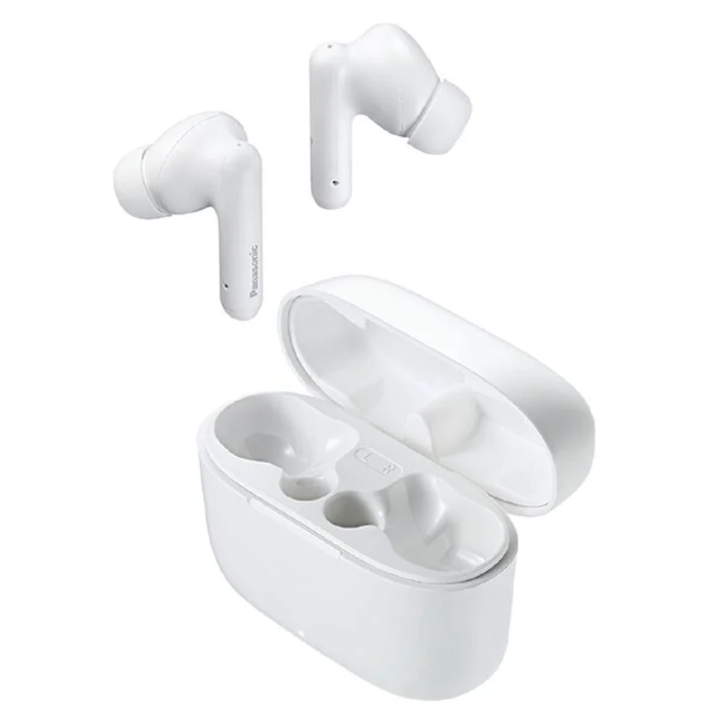 Panasonic RZ-B110W Water Resistant True Wireless Earbuds – Clear Sound, All-Day Comfort