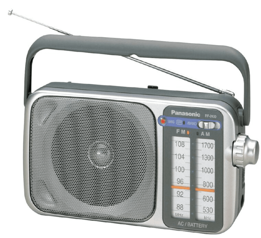 Panasonic Portable Mantle Radio – Classic Sound, Portable Convenience