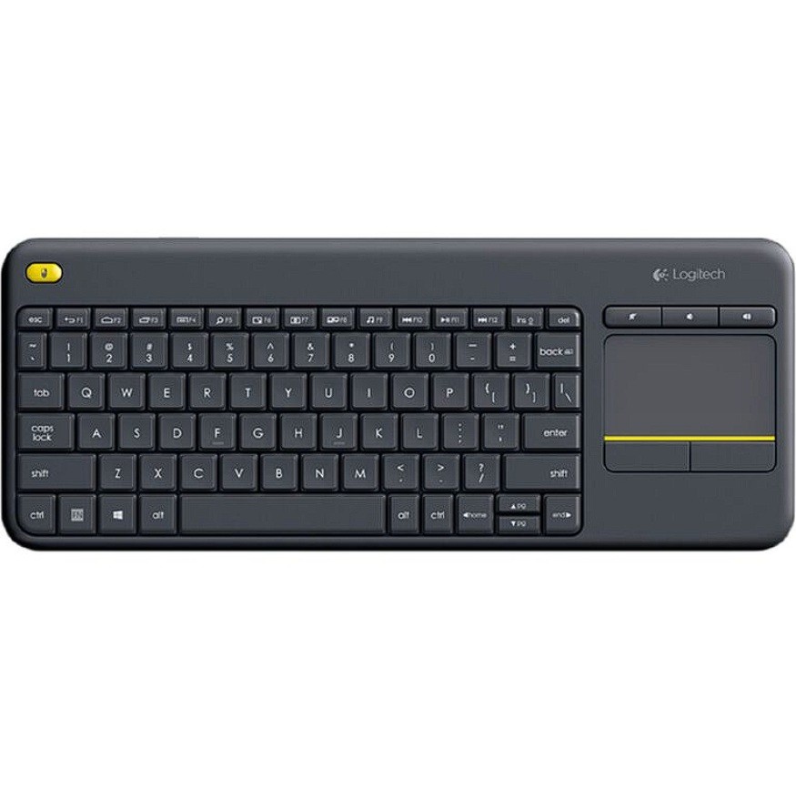 Logitech Wireless Touch Keyboard K400 Plus Black