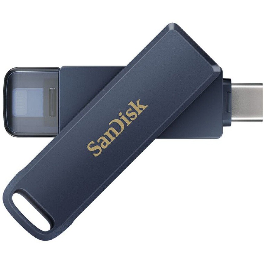 Sandisk Phone Drive for iPhone USB-C/Lightning - 3.2 - 256GB Flash Drive