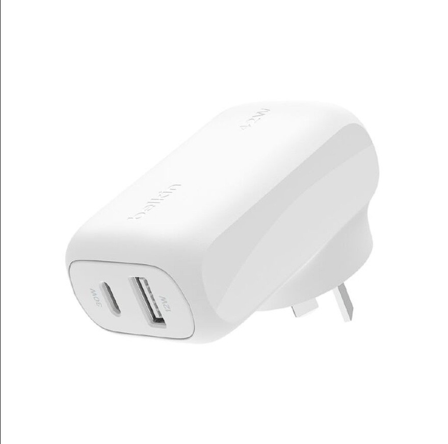 Belkin Dual 42W USB-A & USB-C Wall Charger