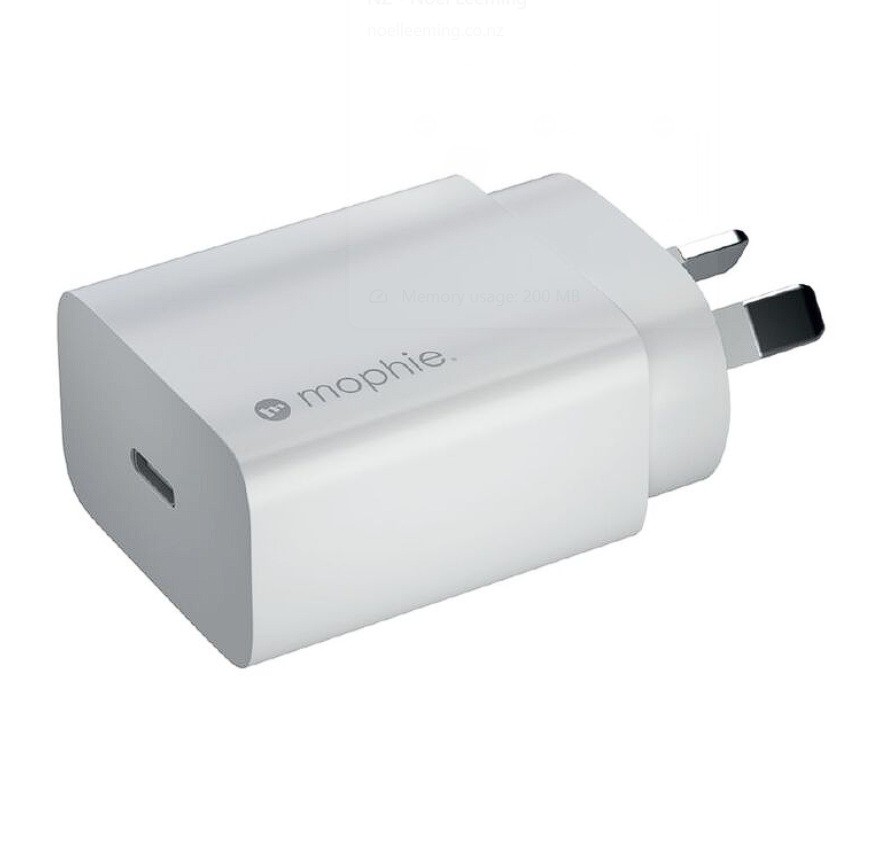 Mophie Essentials 20W USB-C Wall Charger - White