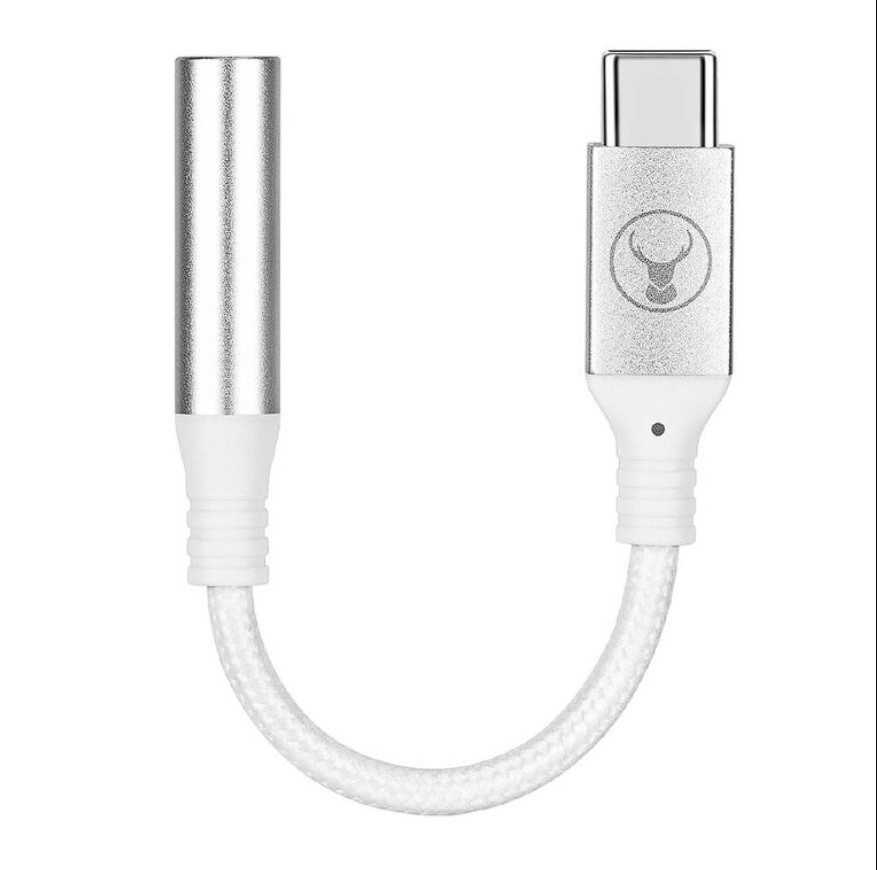 Bonelk USB-C to 3.5mm Long-Life Adapter - White