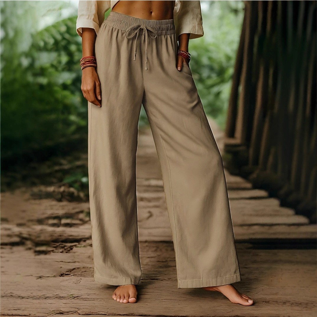 Wide Leg Linen Pants NZ