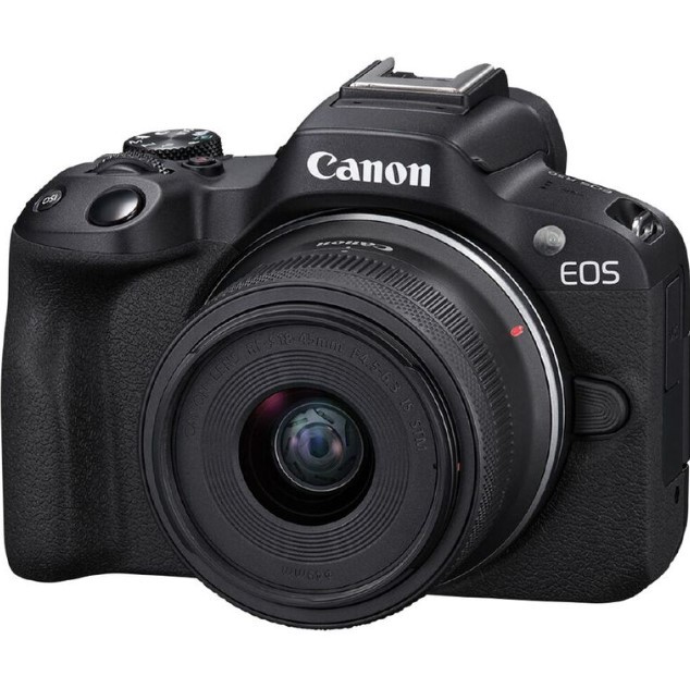 Canon EOS R50 Mirrorless Camera with RFS 18-45mm Lens Kit