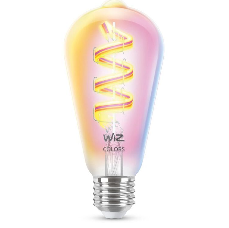 WiZ Wi-Fi BLE 6.3W ST64 E27 RGB CL 1CT/6