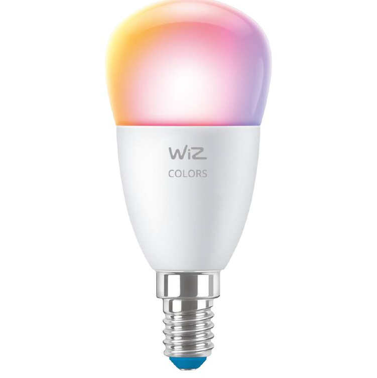WiZ Full Colour 4.9W RGB P45 E14 WiFi and BT Mini Bulb
