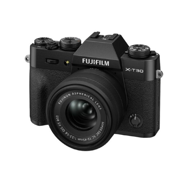 Fujifilm X-T30 III Mirrorless Camera with 13-33mm f/3.5-6.3 Lens - Black