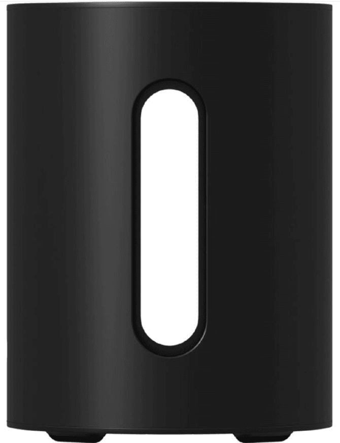 Sonos Sub Mini - Black – Deep, Room-Filling Bass in a Compact Design