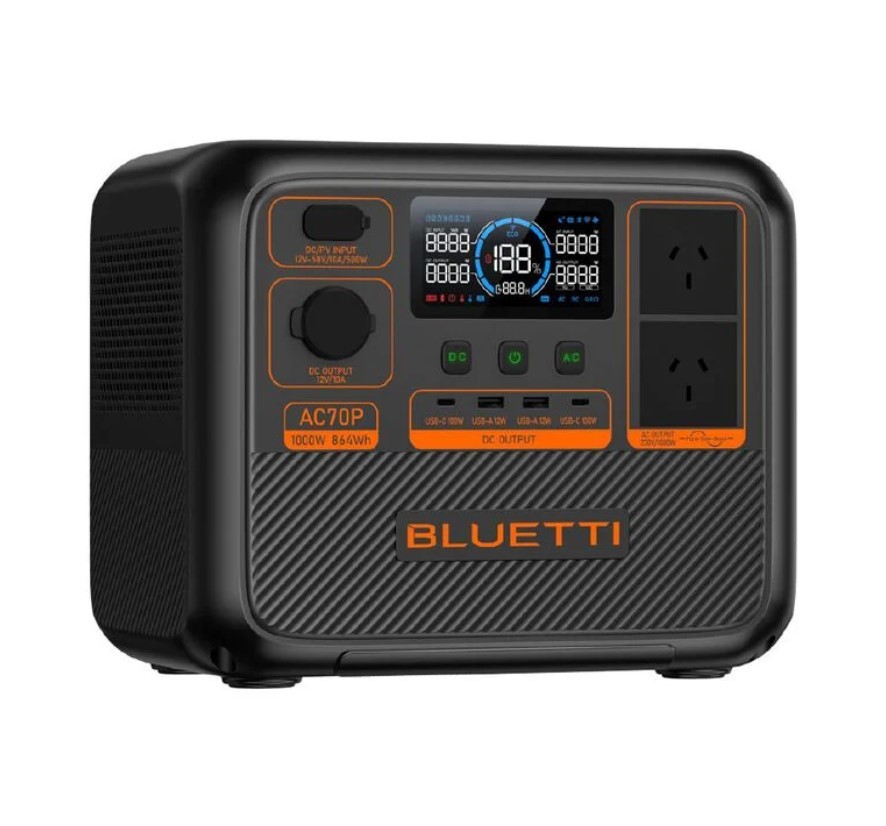 Bluetti AC70P Portable Power Station 1000W 864Wh