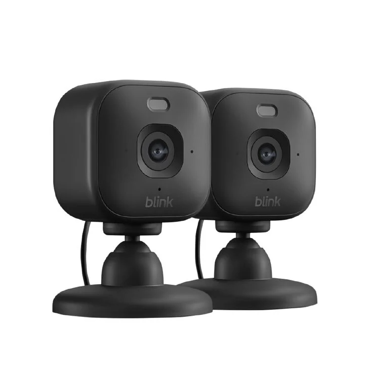 Blink Mini 2K+ Security Camera - Black - 2 Pack