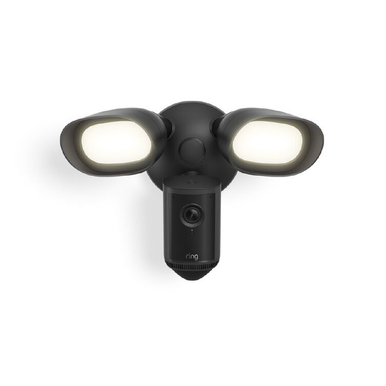 Ring Floodlight Camera Pro (2nd Gen) 4K Security Camera Wired Black