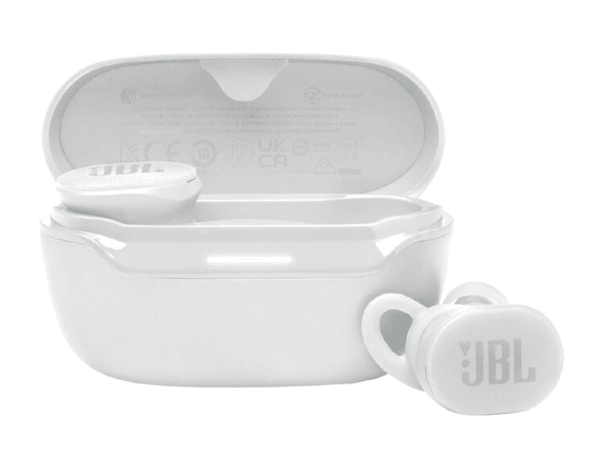 JBL Endurance Race 2 True Wireless Sports Earbuds - White – Secure Fit, High-Performance Sound