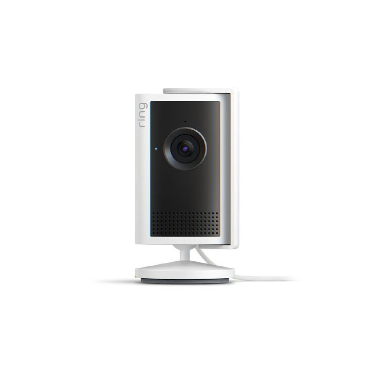 Ring Indoor Camera Plus 2K Security Camera Plug-In White