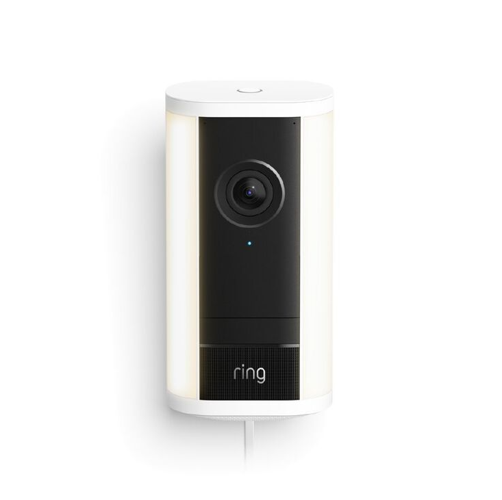 Ring Spotlight Camera Pro (2nd Gen) 4K Security Camera Plug-In White