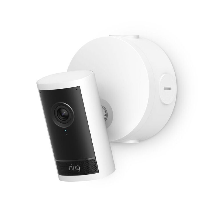 Ring Outdoor Camera Pro 4K Security Camera POE White