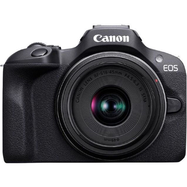 Canon EOS R100 Mirrorless Camera with RF-S 18-45mm Lens