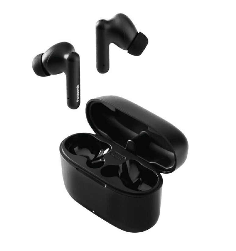 Panasonic RZ-B110W Water Resistant True Wireless Earbuds - Black – Reliable Sound, Active Comfort