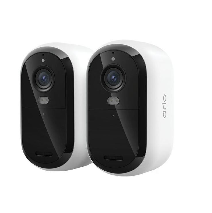 Arlo Essential Outdoor Security Camera 2K (3rd Gen) - 2 camera pack