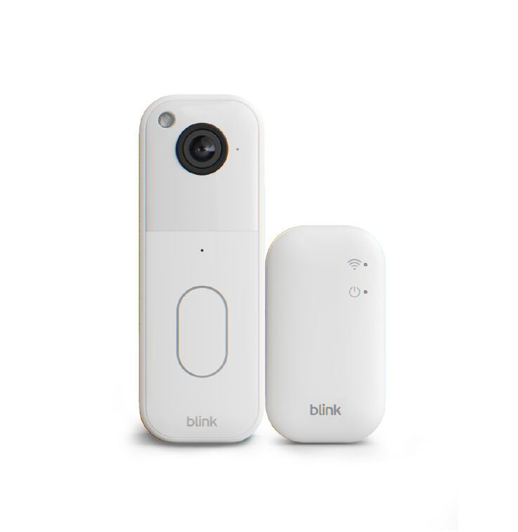 Blink Video Doorbell With Sync Module - White