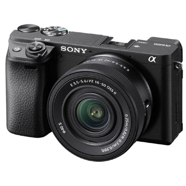 Sony Alpha 6400 Mirrorless E-mount APS-C Camera with 16-50mm2 Power Zoom Lens