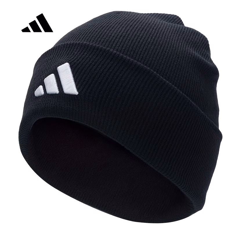 ADIDAS Knitted Beanie Hat for Men and Women, Outdoor Cold Weather Knitted Warm Sports Hat