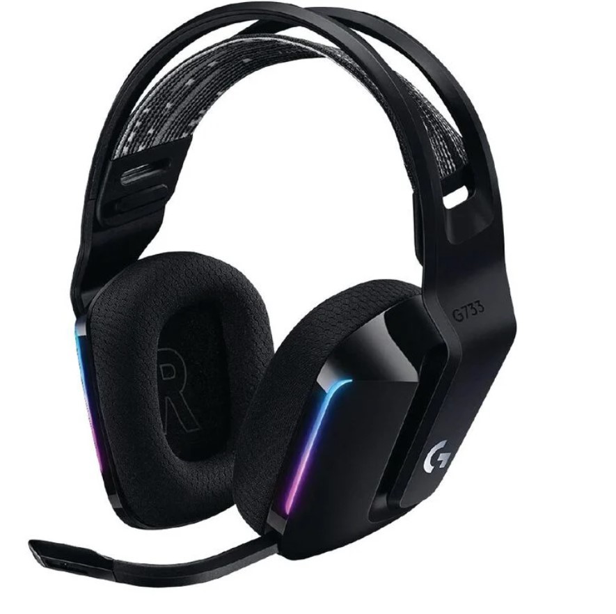 Logitech G733 LIGHTSPEED Wireless RGB Gaming Headset - Black