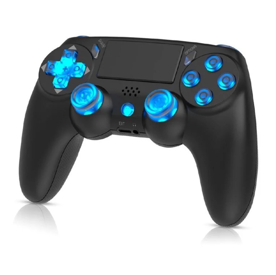 Playmax PS4/PC Wireless Controller - Black RGB