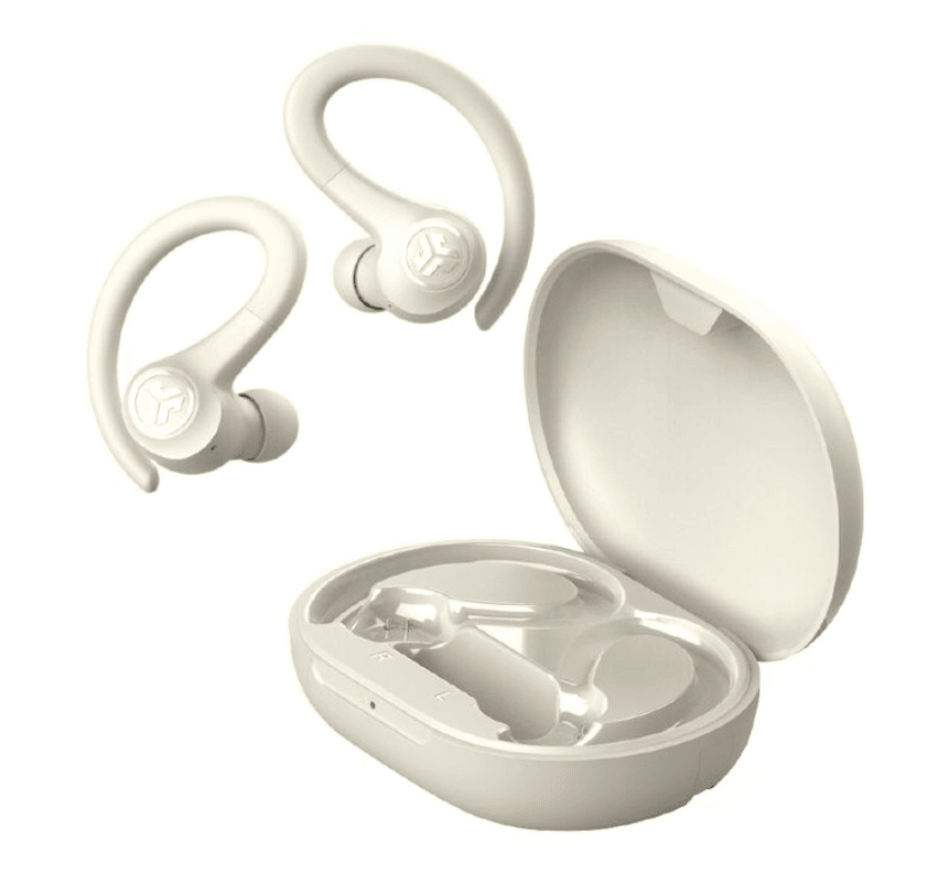 JLab Go Sport+ True Wireless Earbuds - Sandstone – Lightweight Wireless Audio for Active Lifestyles