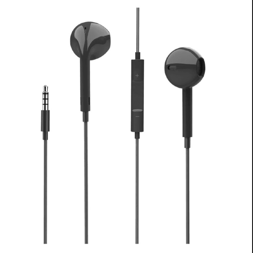Endeavour Wired Earphones with Volume Control & Mic - Black – Reliable Everyday Audio and Communication