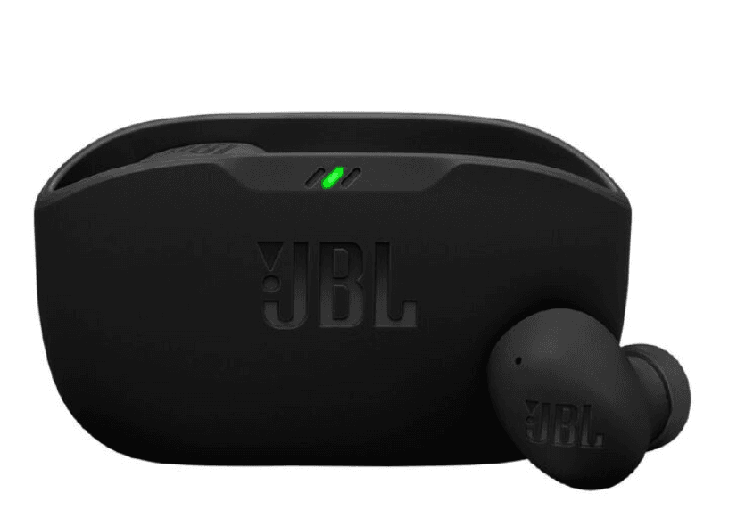 JBL Wave Buds 2 True Wireless Noise Cancelling Earbuds - Black – Compact Wireless Audio with Immersive Everyday Sound