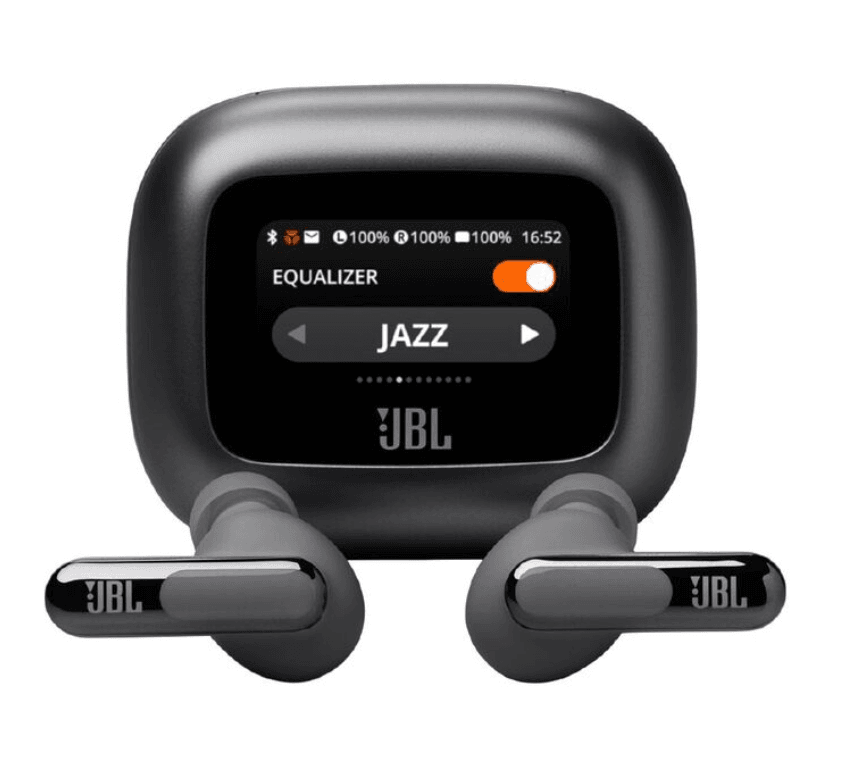 JBL Live Beam 3 True Wireless Noise Cancelling Earbuds - Black – Premium Wireless Sound with Smart Everyday Performance