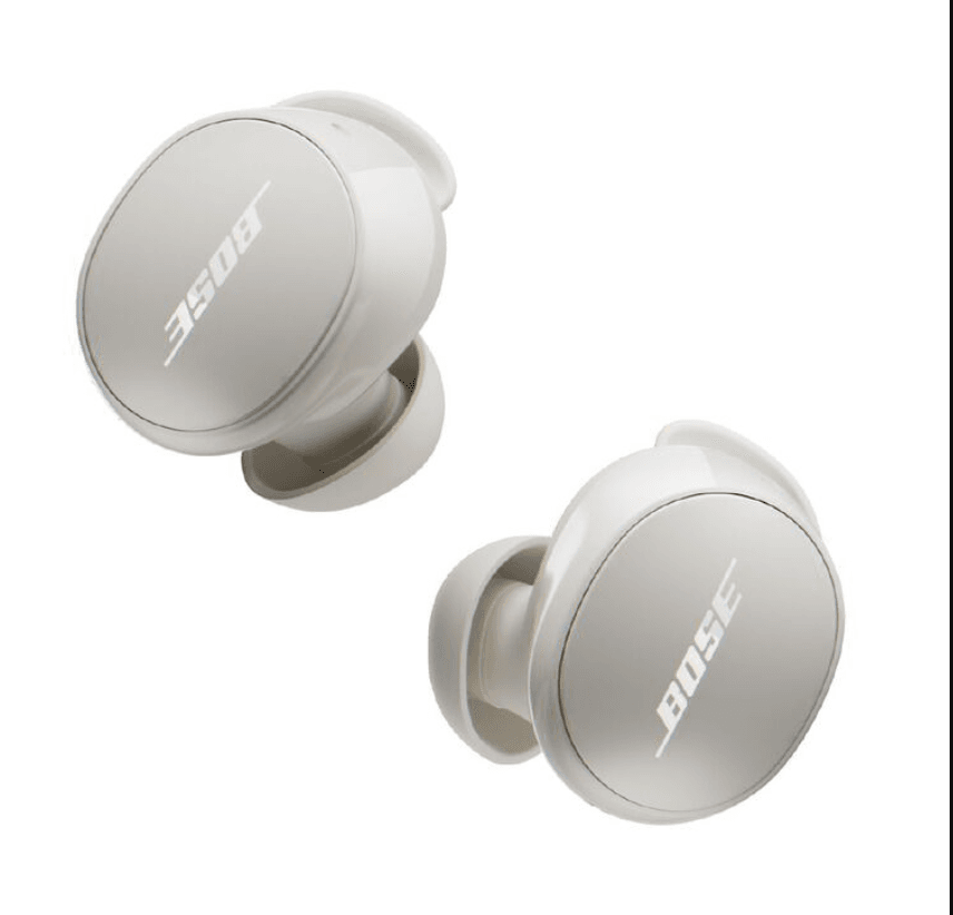 Bose QuietComfort Earbuds - White Smoke – Premium Noise Cancelling Wireless Audio with Everyday Comfort