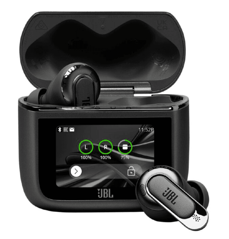 JBL Tour Pro 3 True Wireless Noise Cancelling Earbuds with Smart Charging Case - Black – Premium Smart Wireless Audio for Everyday Immersion