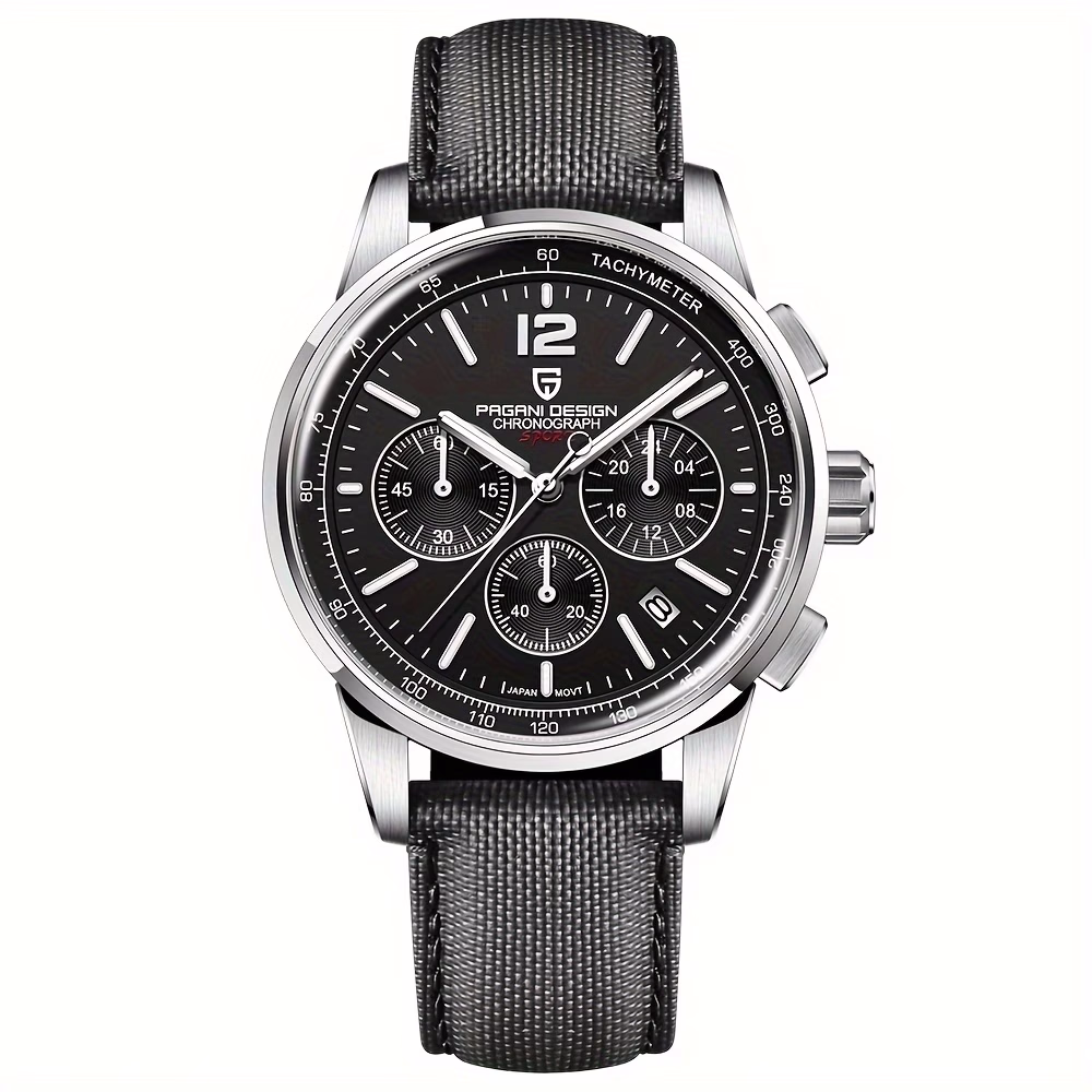 PAGANI DESIGN Men'S Watches Japanese Movement Chronograph 41Mm Sport Stainless Steel