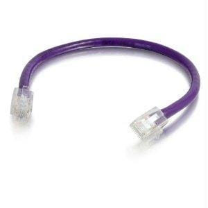 C2g 14ft cat6 non-booted unshielded (utp) network patch cable - purple