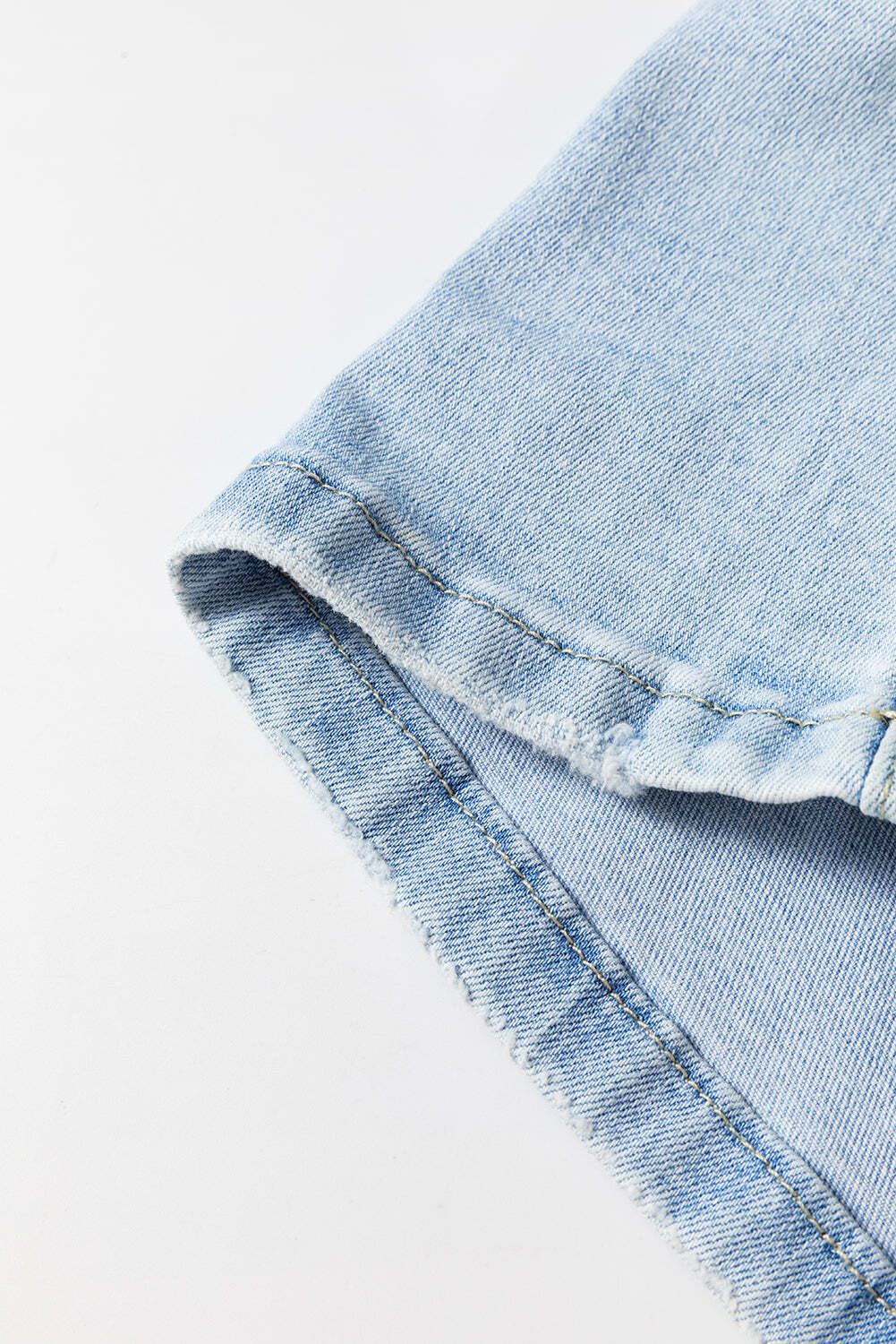 DEAR-LOVER Beau Blue Vintage Light Wash Distressed Flare Jeans