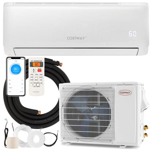Outdoor Unit of Airtural Series 24000 BTU 21 SEER2 Ductless Mini Split Air Conditioner - Color: White