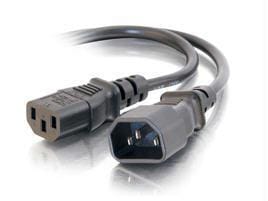 4ft 18 awg computer power extension cord (iec320c14 to iec320c13) (taa compliant
