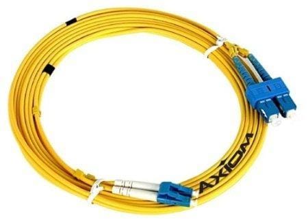 Axiom lc/sc singlemode duplex os2 9/125 fiber optic cable 12m - taa compliant