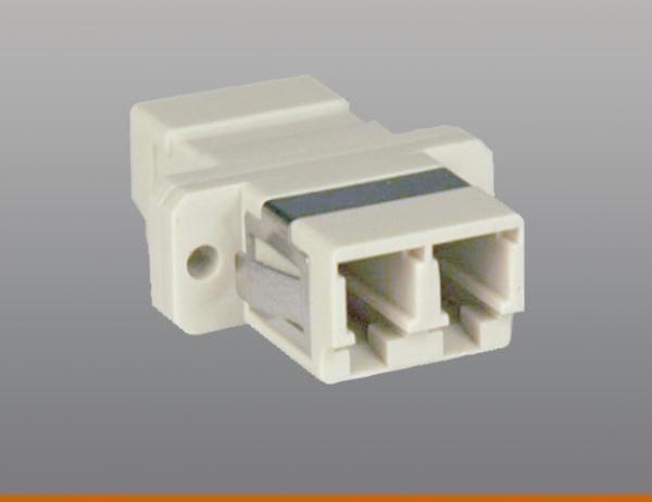 Network coupler - fiber optic - female left gender - female right gender - lc ri