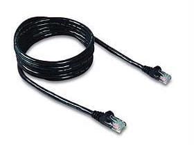7ft cat6 snagless patch cable, utp, black pvc jacket, 23awg, 50 micron, gold pla