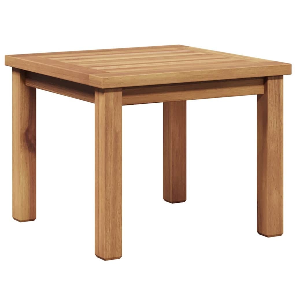 Coffee Table Brown 17.72 x 17.72 x 14.17 in Solid Teak Wood